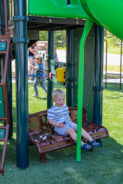 Red Horse Park - Child Sitting