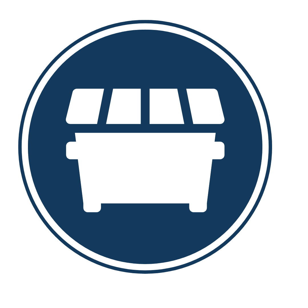 click for bulk trash disposal options